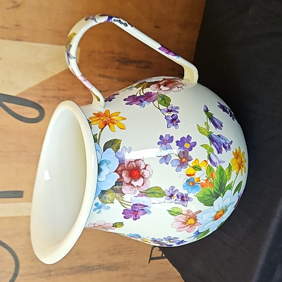 Mackenzie Childs Flower Market White Drink Pitcher - Picture 10 of 10